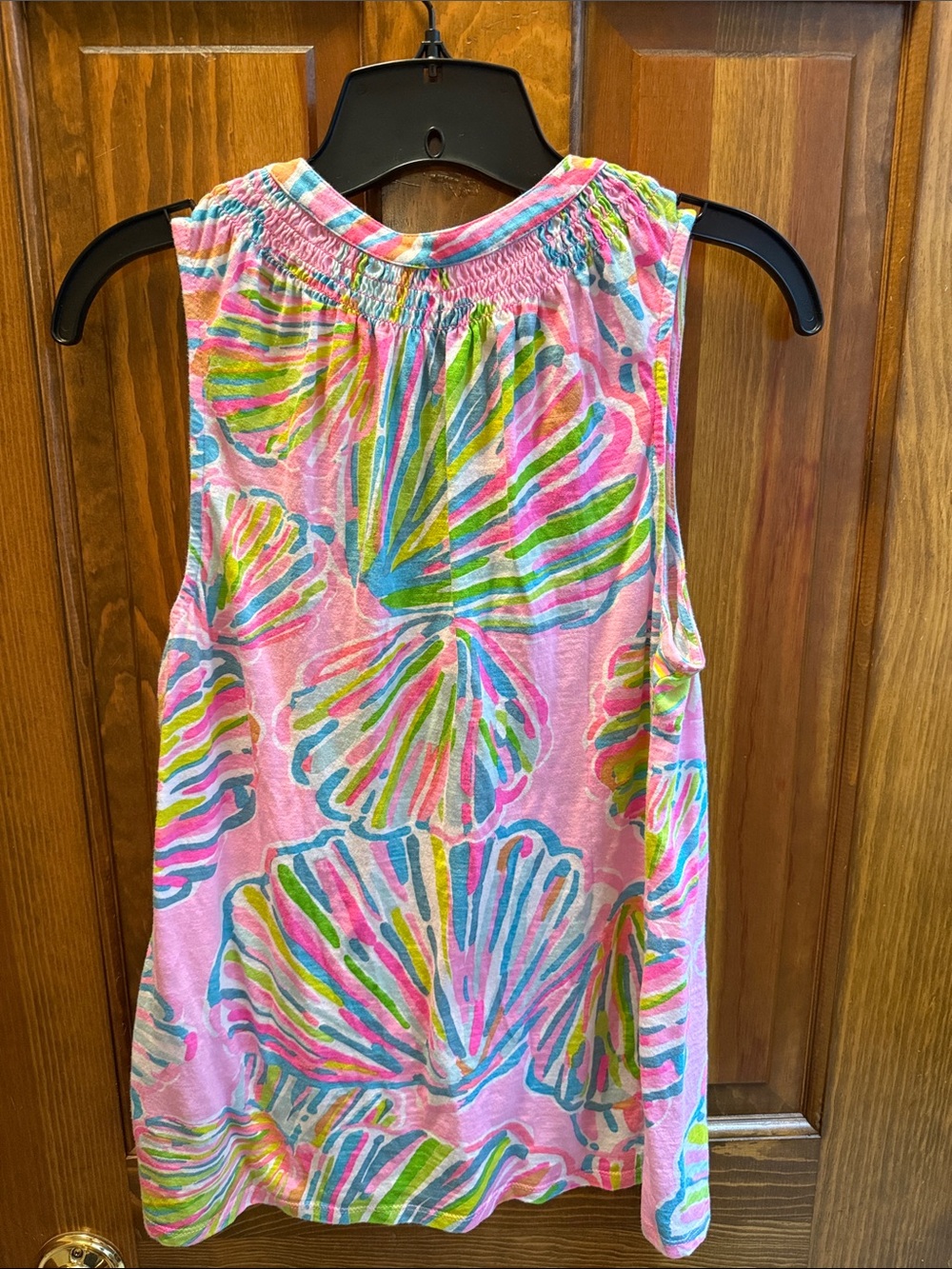 Lilly Pulitzer Sleeveless Pink Multi-Color Printed Tank Top - Picture 2 of 2